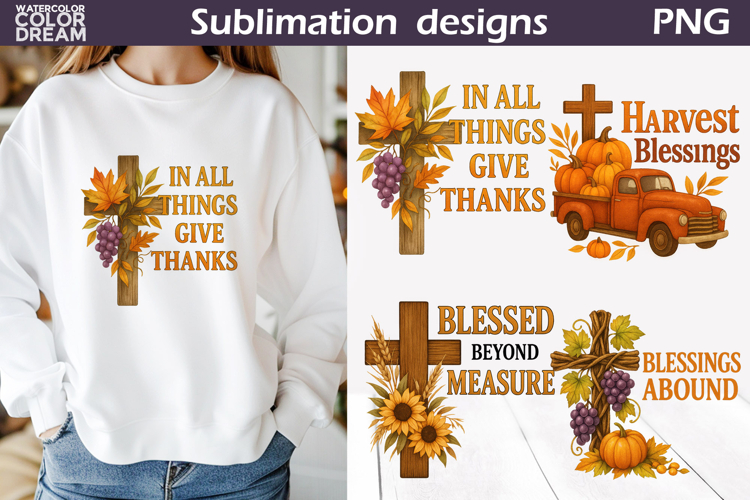 Fall Christian Harvest | Autumn Faith Thanksgiving Design