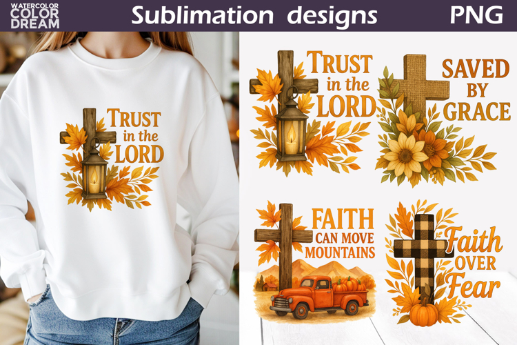Fall Christian Harvest | Autumn Faith Thanksgiving Design