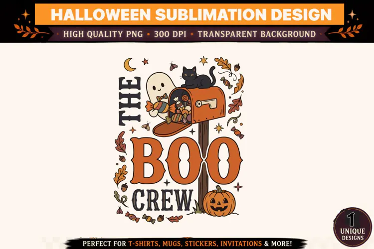 Trick or Treat Halloween PNG, Cute Ghost Bicycle Sublimation