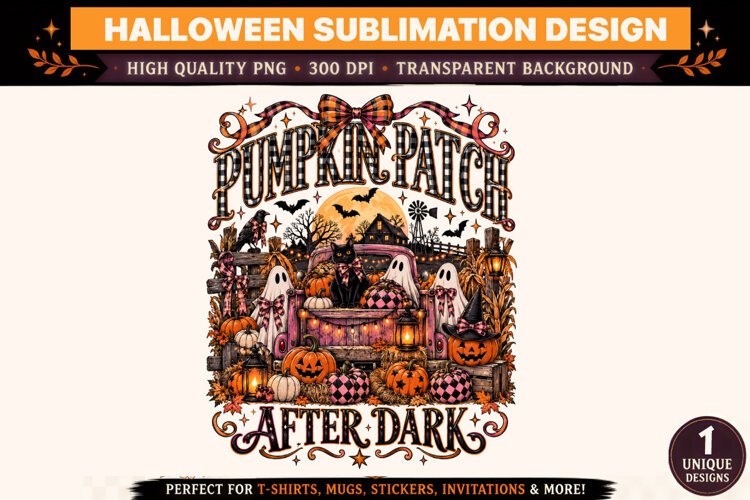 Halloween Clipart PNG Spooky Witch Ghost Design example image 1