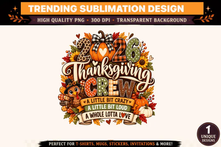 Thanksgiving Sublimation