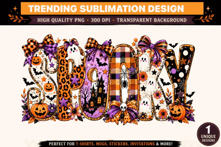Halloween Clipart PNG Spooky Witch Ghost Design