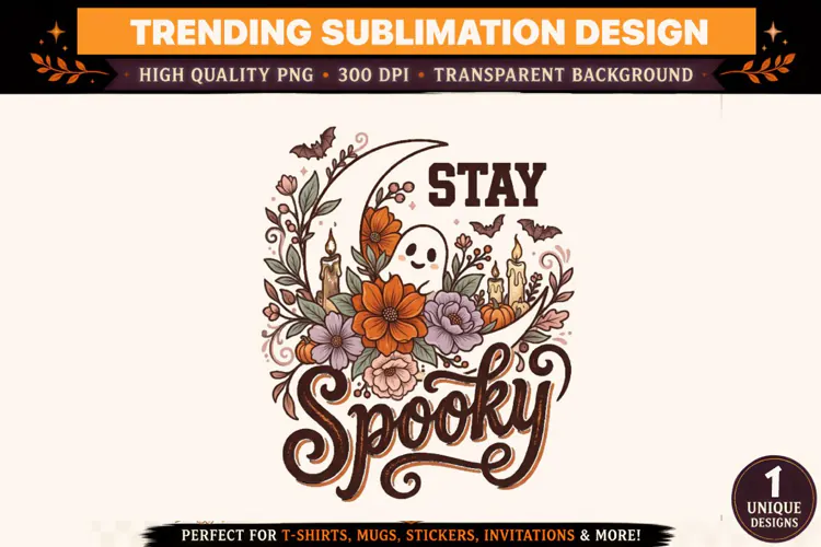 Stay Spooky Halloween PNG