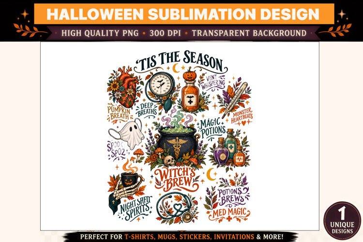Witch’s Brew Halloween PNG example image 1