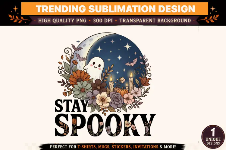 Stay Spooky Halloween PNG