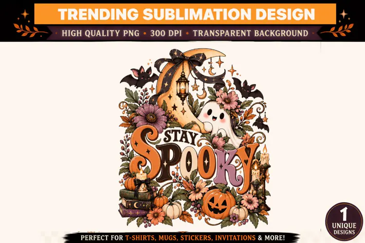 Stay Spooky Halloween PNG