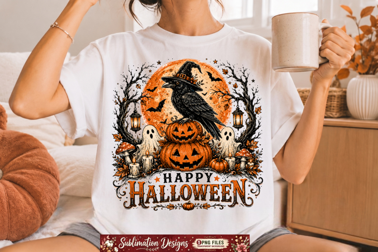 Happy Halloween,Happy Halloween T-Shirt Design,Spooky png