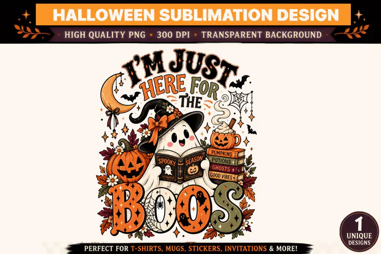 Halloween Clipart PNG Spooky Witch Ghost Design