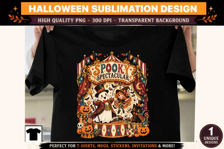 Halloween Clipart PNG Spooky Witch Ghost Design