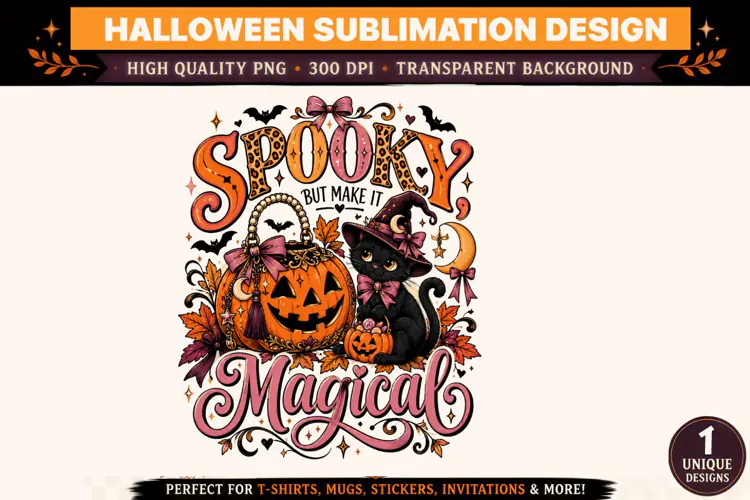Halloween Clipart PNG Spooky Witch Ghost Design