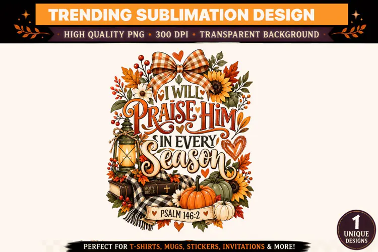 I Will Praise Him in Every Season PNG