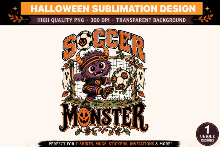 Halloween Soccer PNG,
