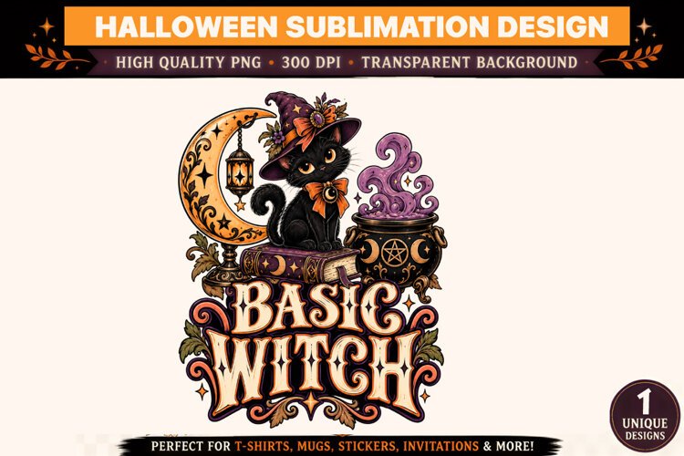 Basic Witch Halloween PNG example image 1