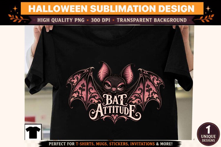 Halloween Clipart PNG Spooky Witch Ghost Design example image 1