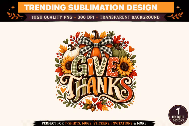 Thanksgiving Sublimation