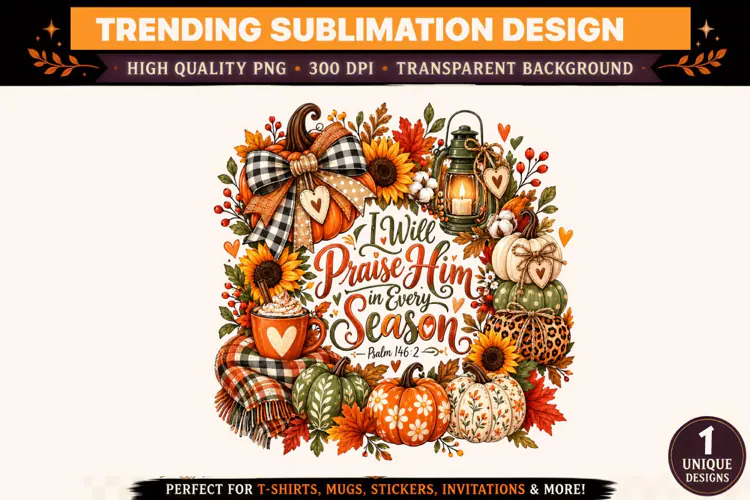 I Will Praise Him in Every Season PNG
