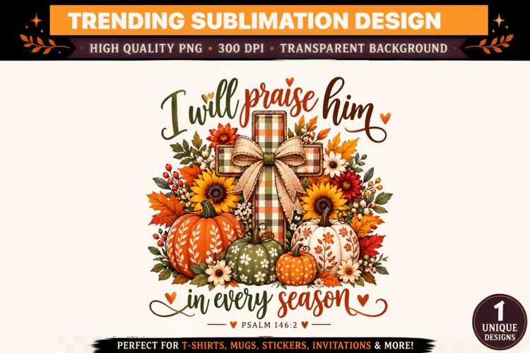 I Will Praise Him in Every Season PNG