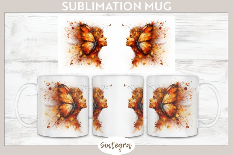 Fall Fairy Pixy v3 Mug Wrap Sublimation