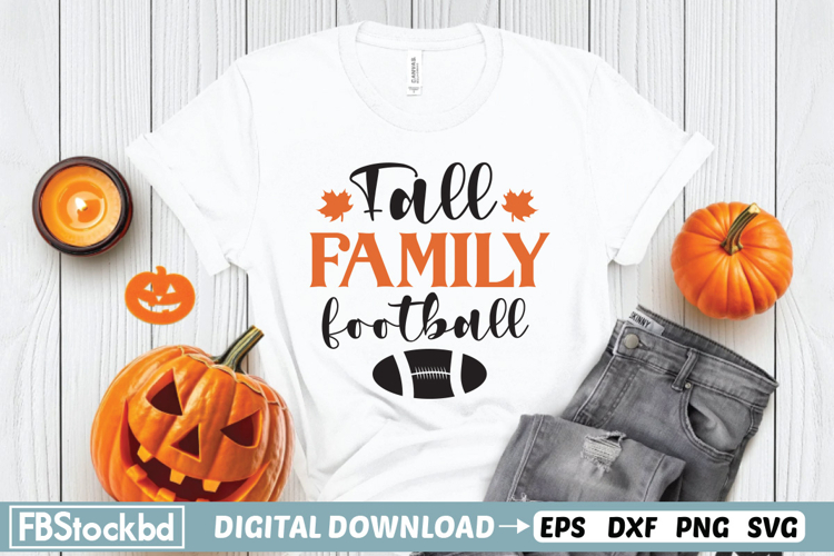 Fall family football SVG, Fall SVG, Fall Vibes SVG, Fall Quo