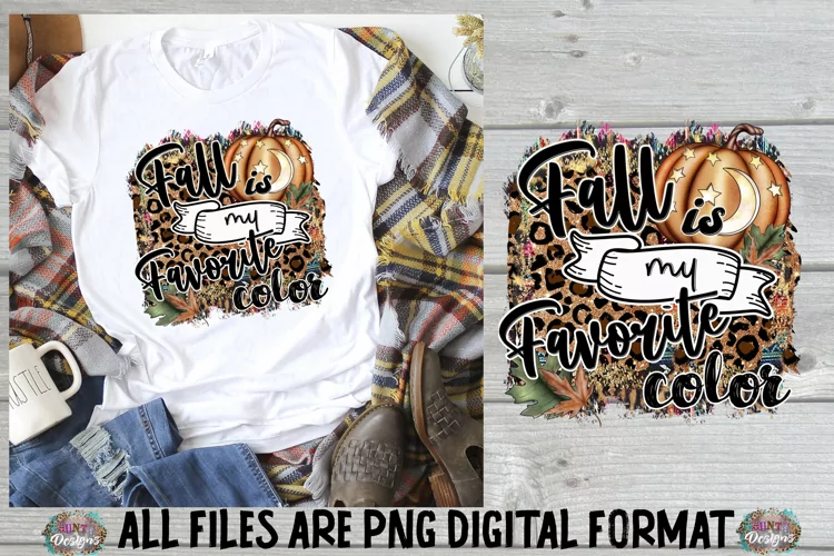 Fall Pumpkin Spice Sublimation Design