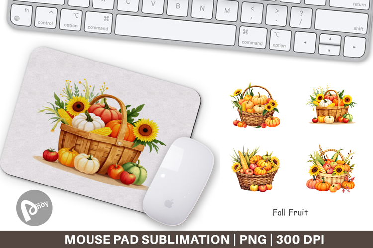 Mouse Pad Fall Fruit