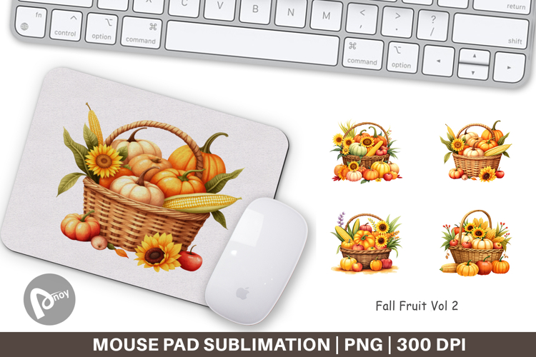 Mouse Pad Fall Fruit