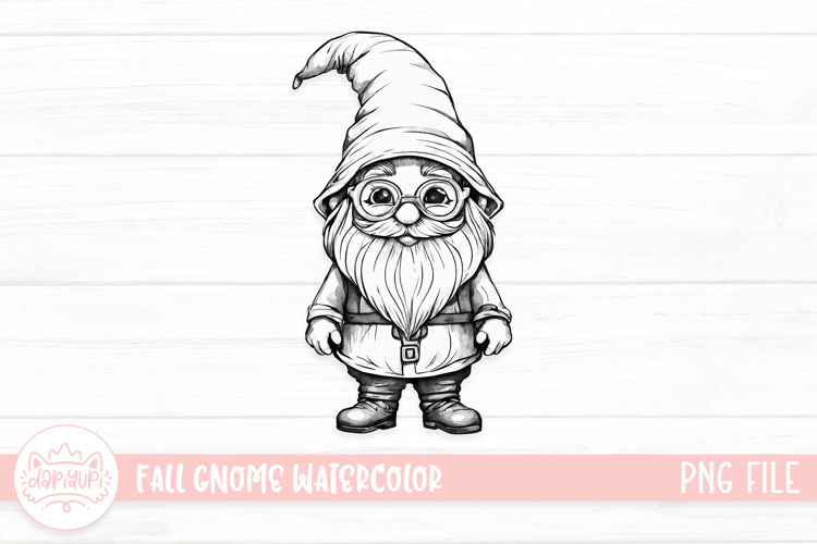 Fall Gnome Clipart Image 4