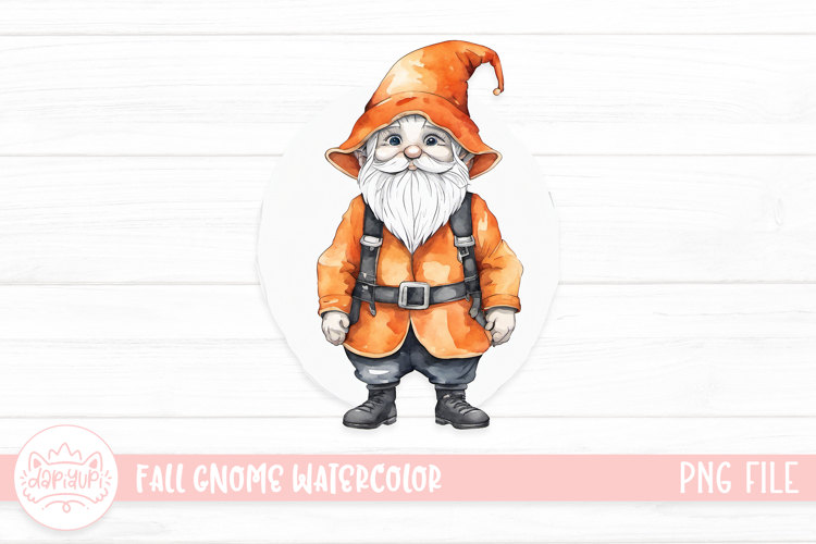 Fall Gnome Clipart Image 3