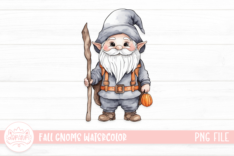 Fall Gnome Clipart Image 2