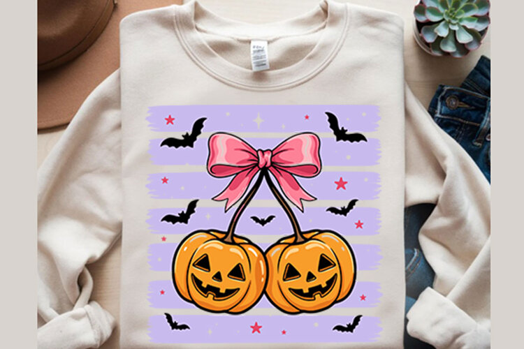 Fall Highland Cow PNG Designs example image 1