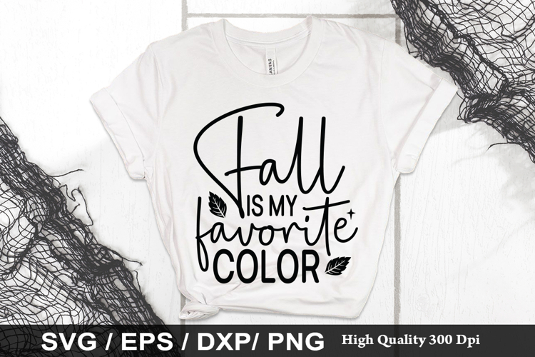 Fall is my favorite color SVG - Halloween Design
