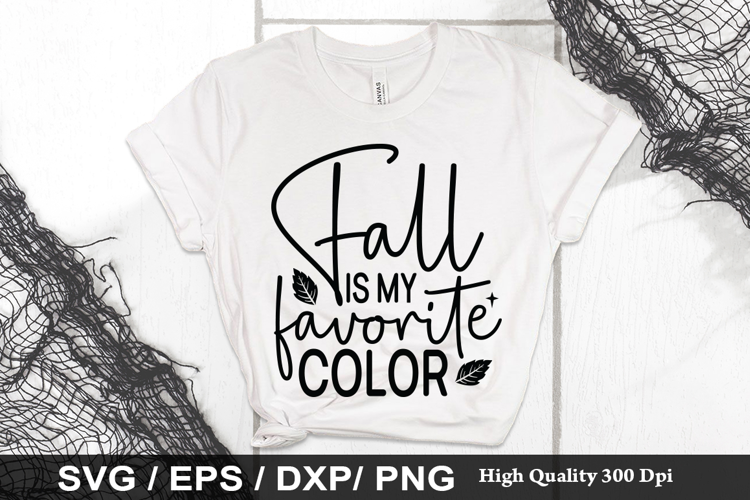 Fall is my favorite color SVG - Halloween Design