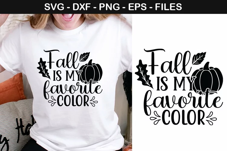 Fall is my favorite color - Halloween Pumpkin SVG Design
