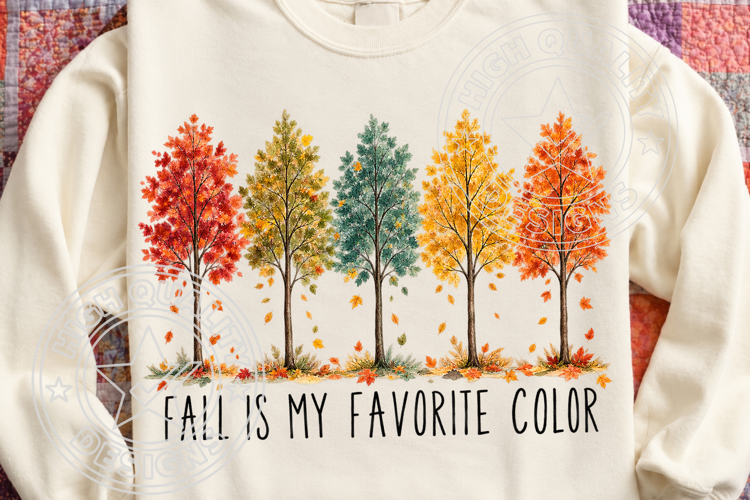 Fall is My Favorite Color PNG Tshirt