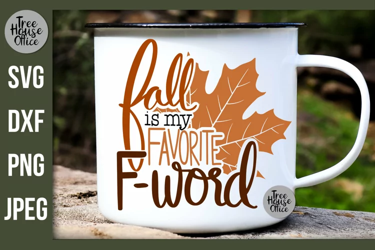 Fall is my Favorite F Word svg, Funny Fall Quote for T Shirt
