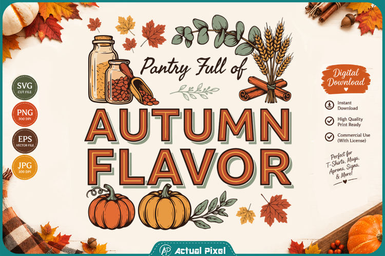 Fall Kitchen Quotes SVG PNG