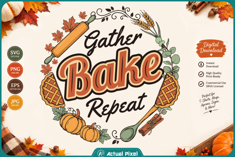 Fall Kitchen Quotes SVG PNG