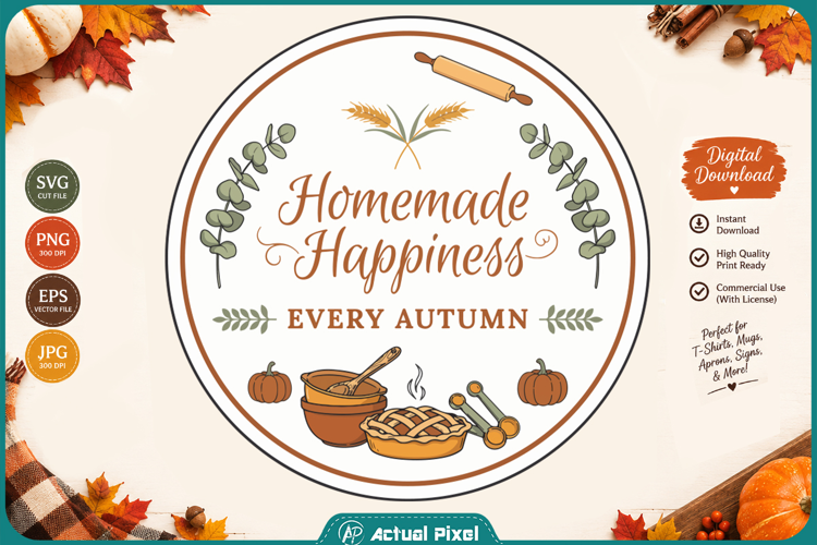 Fall Kitchen Quotes SVG PNG
