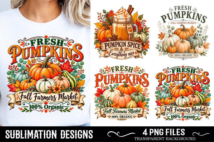 Fall Kitchen Towel, Pumpkin Spice, Autumn Pumpkin Patch example image 1