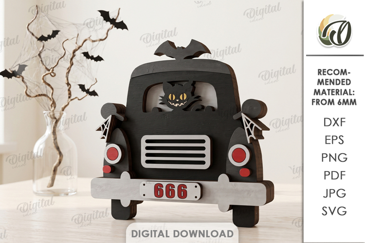 Halloween Black Cat Svg Image 13