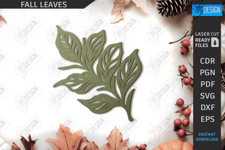 Fall Leaf Laser Cut |Autumn Symbol|Fall Season| Leaves Shape