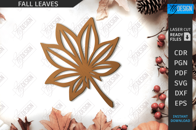 Fall Leaf Laser Cut |Autumn Symbol|Fall Season| Leaves Shape