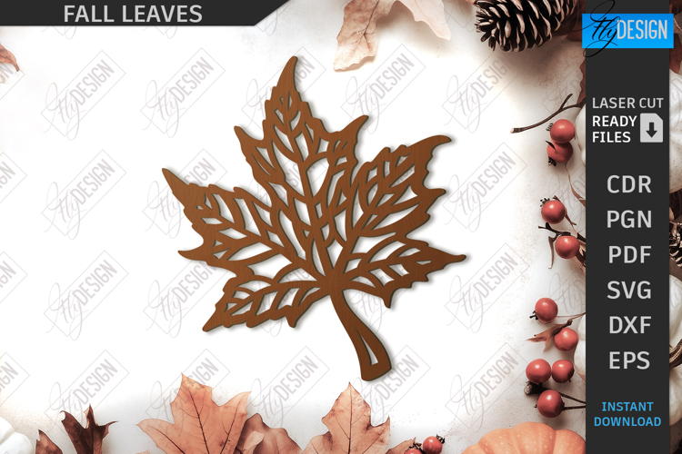 Fall Leaf Laser Cut |Autumn Symbol|Fall Season| Leaves Shape
