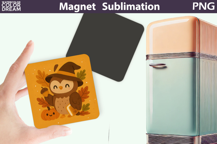 Autumn Owl Clipart | Fall Magnet Sublimation