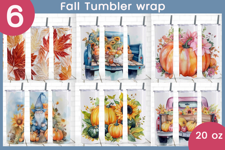 Fall Tumbler Wrap Image 11