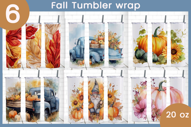 Fall Tumbler Wrap Image 10