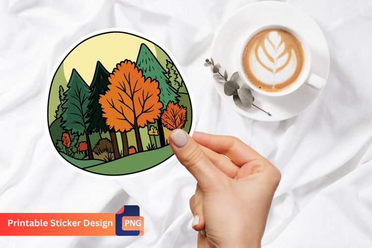 Fall Sticker, Autumn Sticker, Harvest Sticker