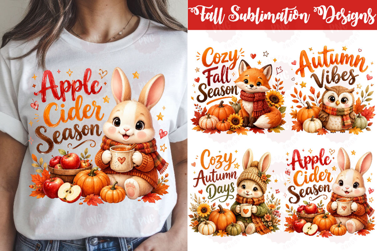 Fall Sublimation Designs PNG