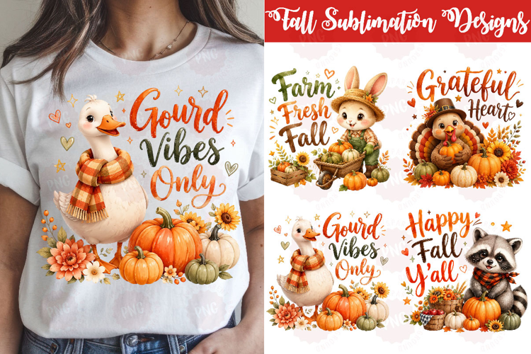 Fall Sublimation Designs PNG