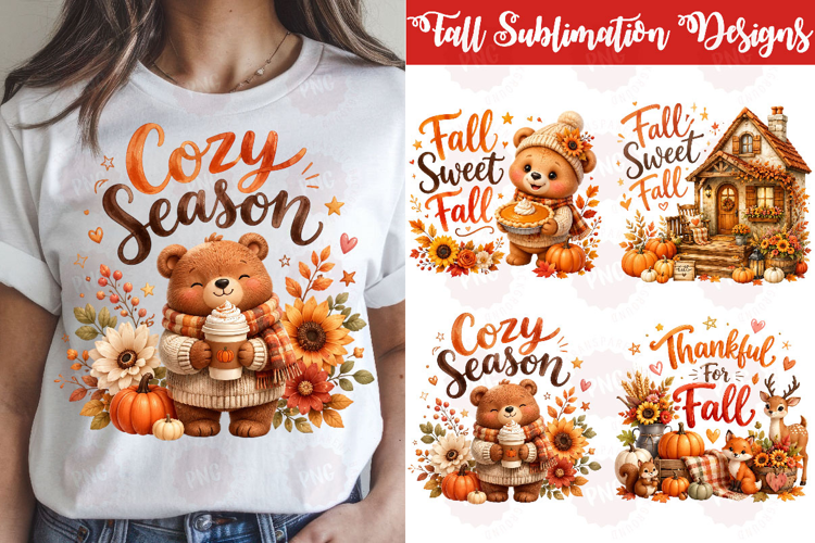 Fall Sublimation Designs PNG
